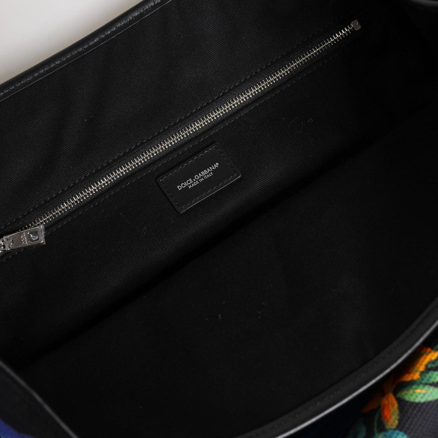 Dolce & Gabbana Multicolor Graphic Printed Top Handle Shopping Tote Bag