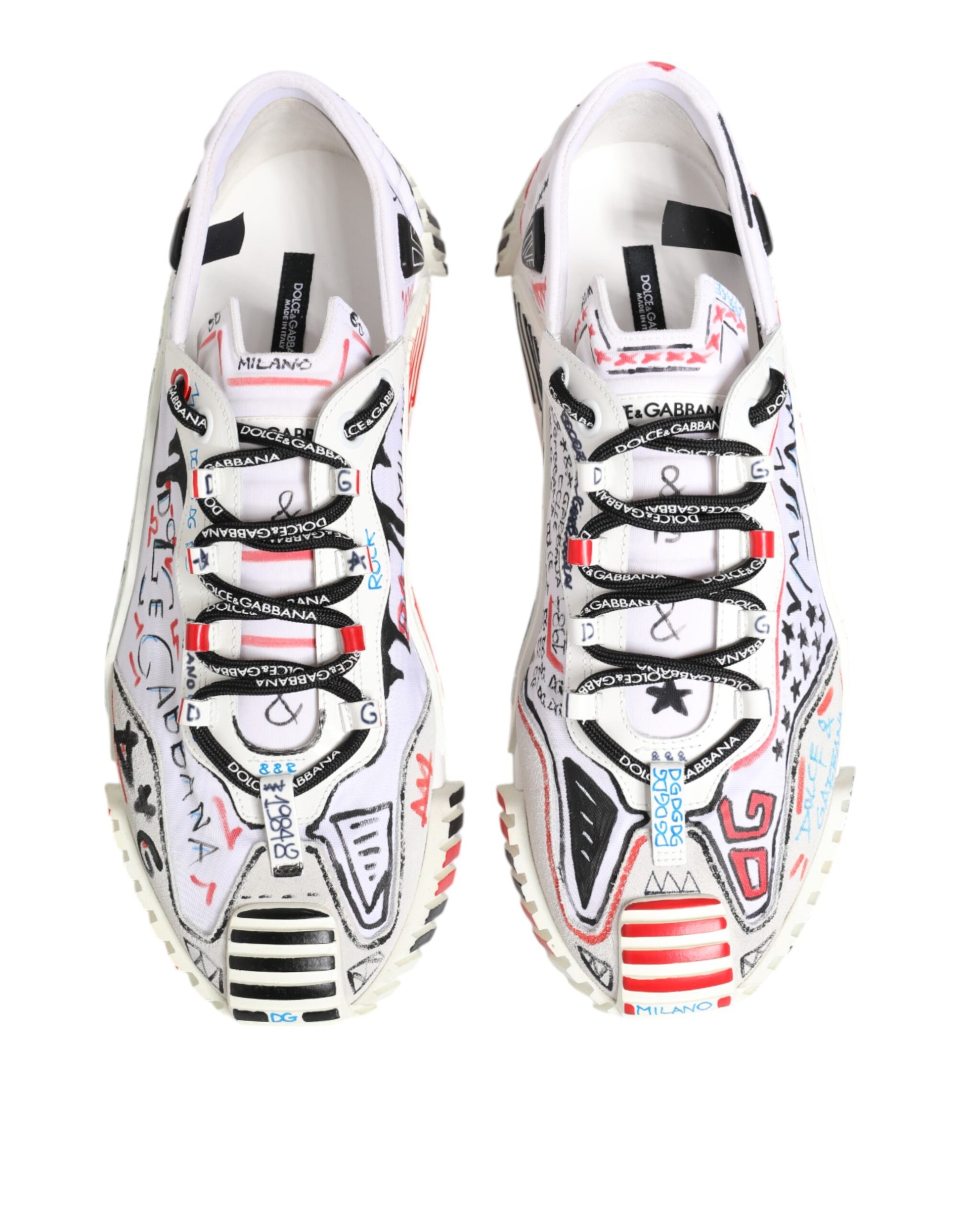 Dolce & Gabbana Multicolor Low Top NS1 Men Sneakers Shoes