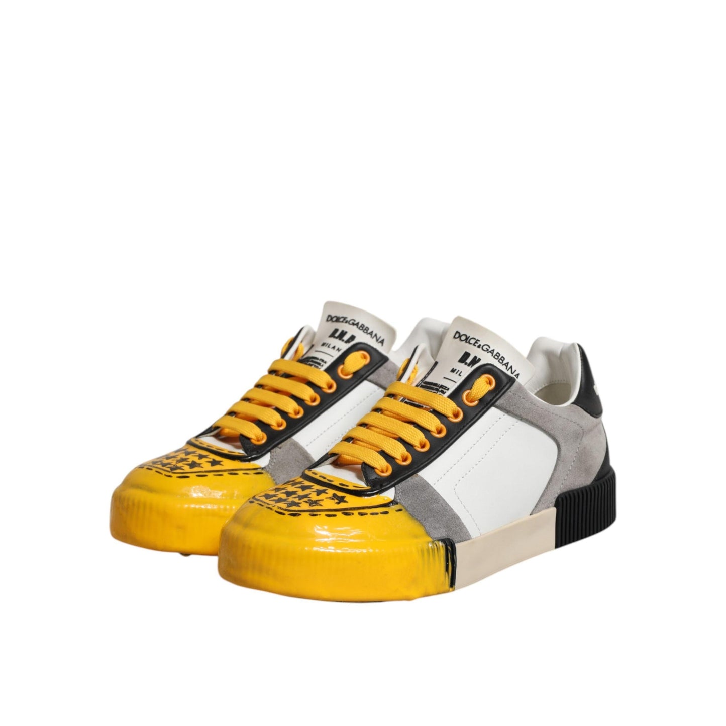 Dolce & Gabbana Multicolor MIAMI Low Top Sneakers Shoes