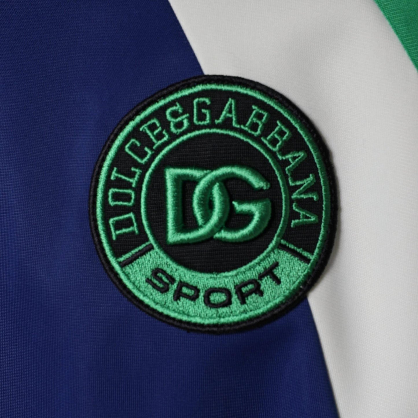 Dolce & Gabbana Multicolor Polyester Full Zip Bomber Jacket