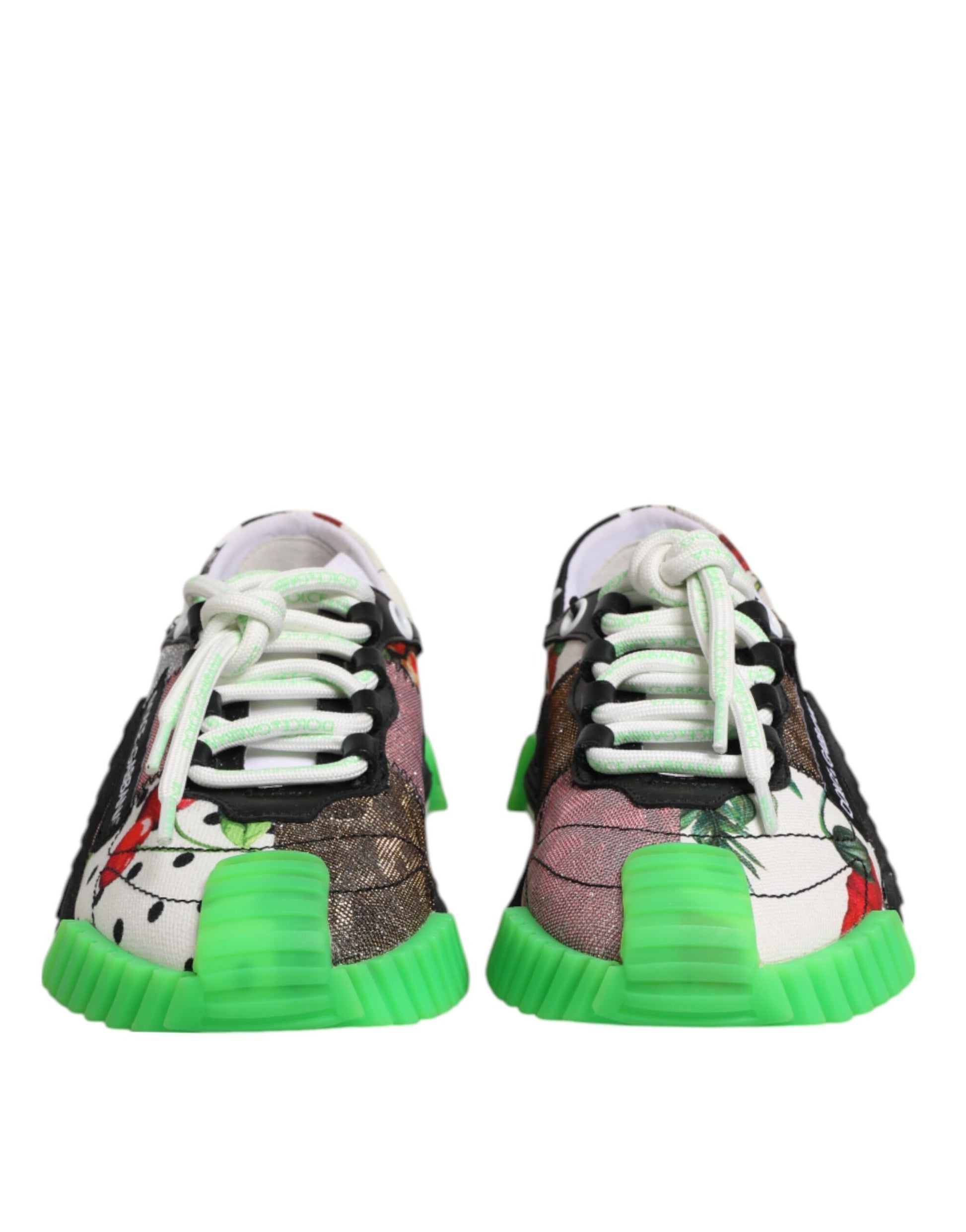 Dolce & Gabbana Multicor DG Logo Leopard Cherry Sneakers Shoes