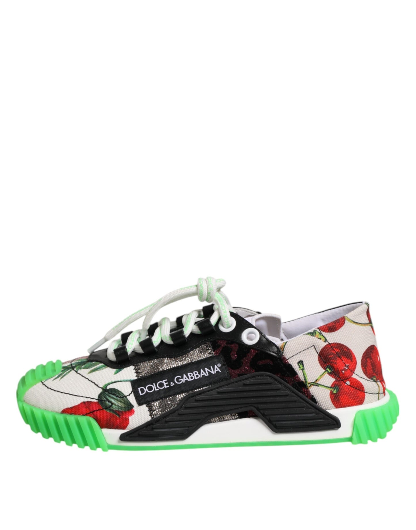 Dolce & Gabbana Multicor DG Logo Leopard Cherry Sneakers Shoes