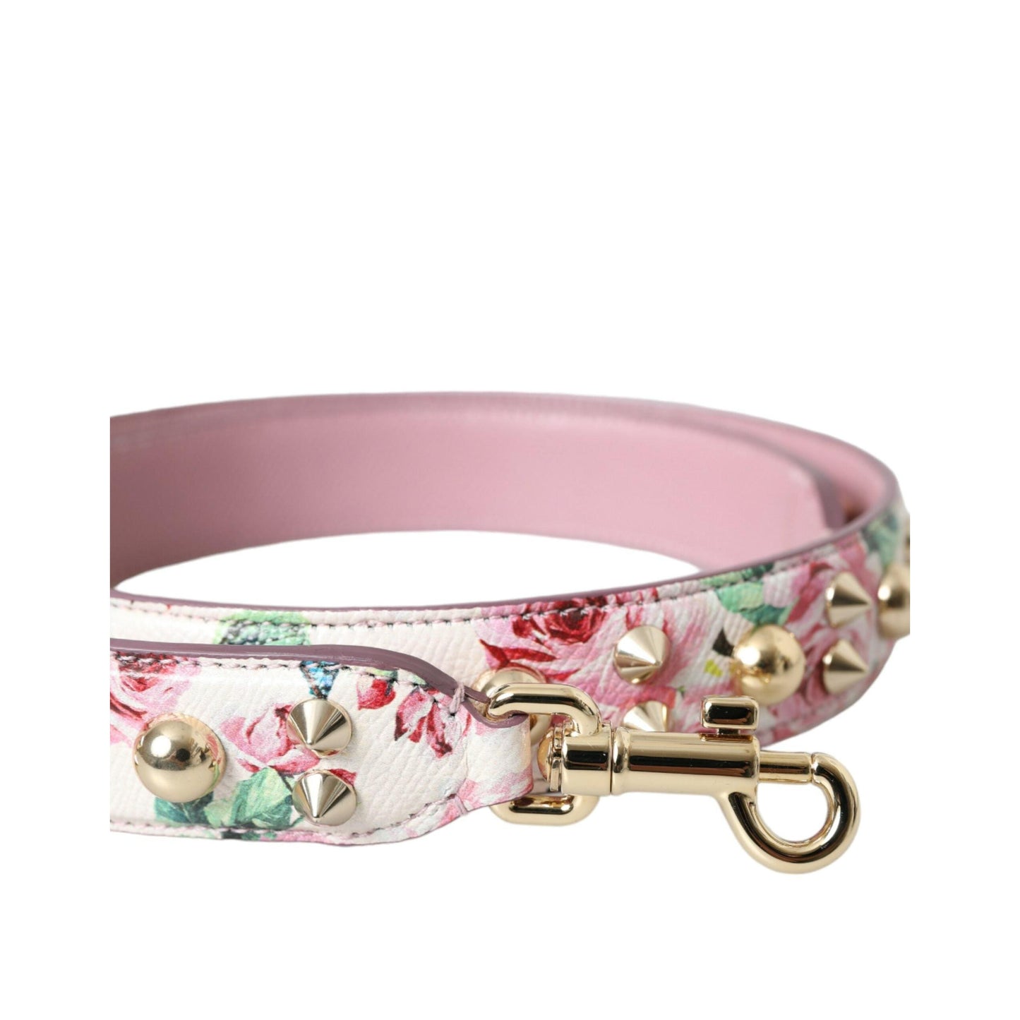 Dolce & Gabbana Pink Floral Handbag Accessory Shoulder Strap