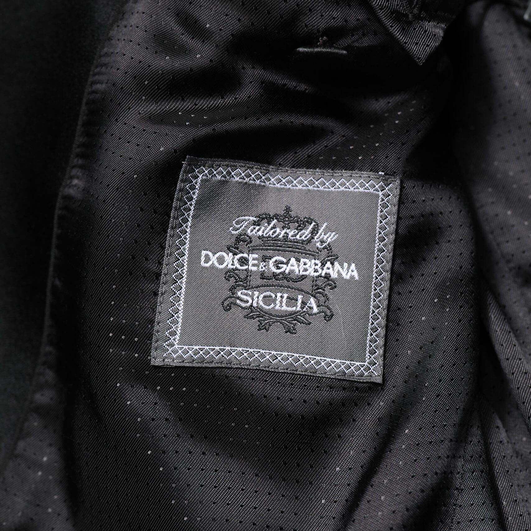 Dolce & Gabbana Purple SICILIA Sequin Embellish Coat Jacket