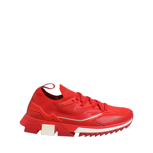 Dolce & Gabbana Red SORRENTO Sport Stretch Men Sneakers Shoes