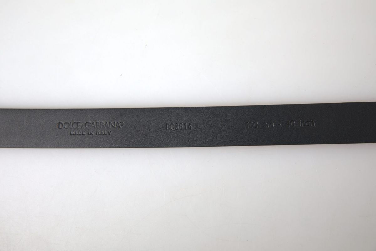 Dolce & Gabbana Rød Sølv Metal Spænde Bælte-Modeoutlet