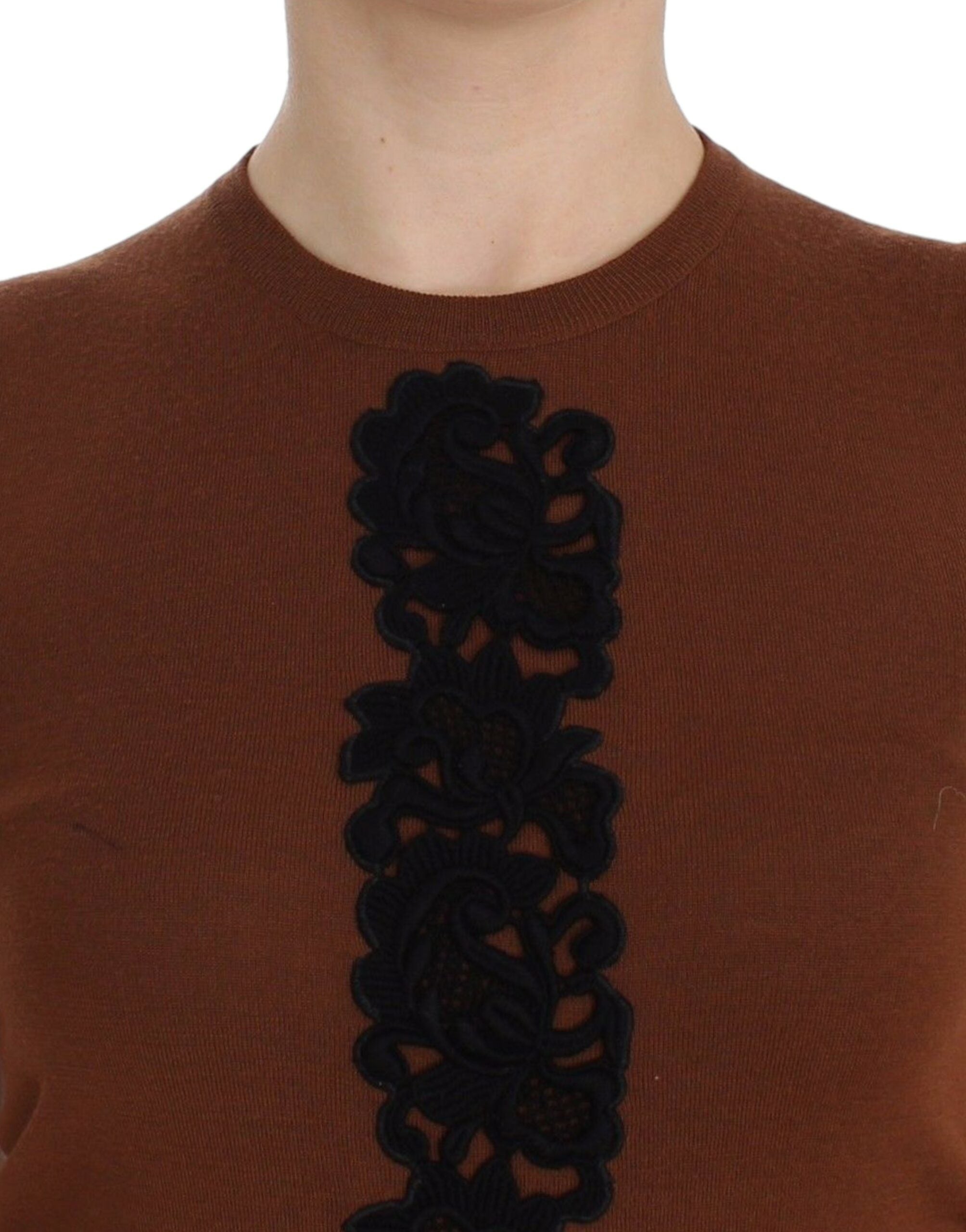 Dolce & Gabbana Uld Lace Vest Sweater-Modeoutlet