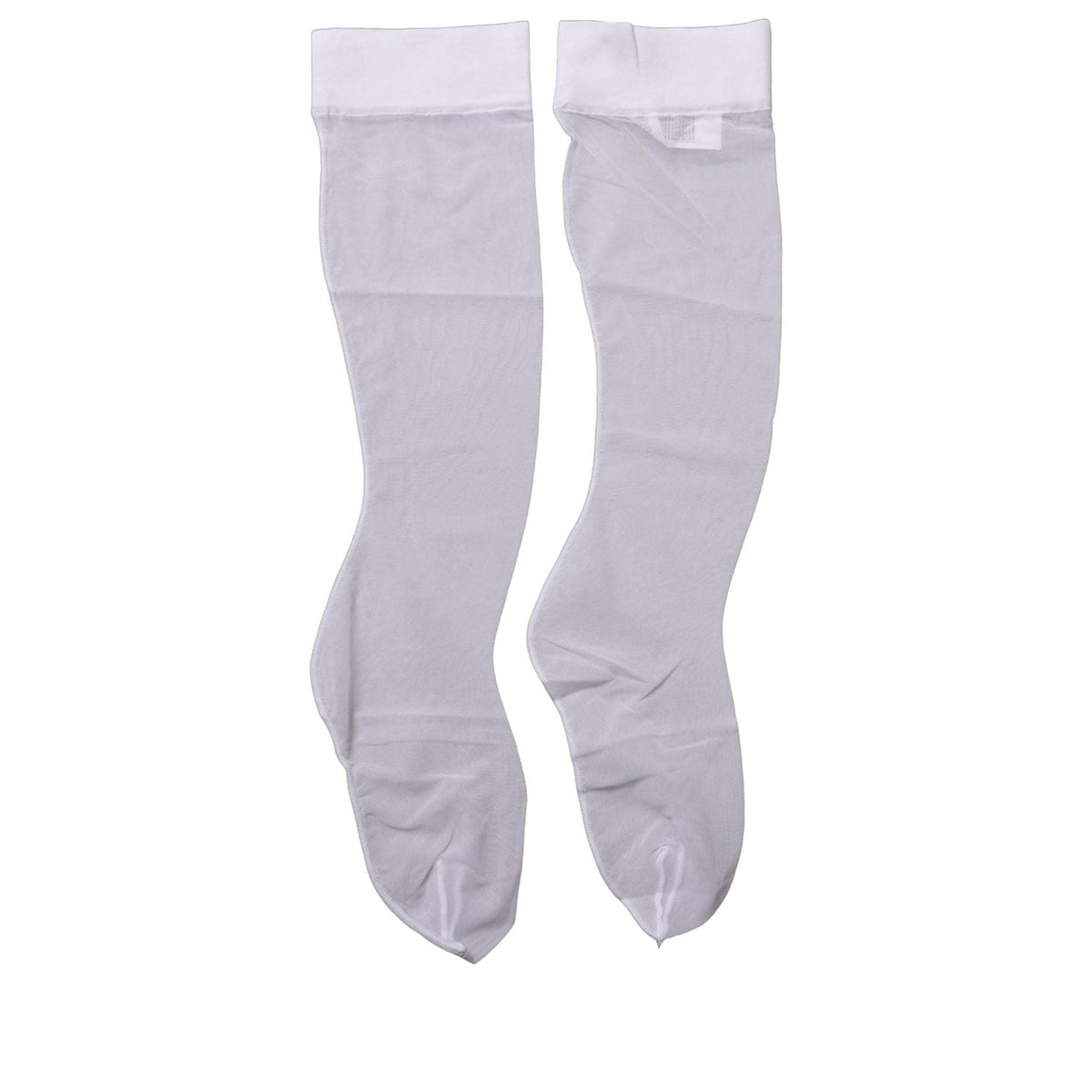 Dolce & Gabbana White Knee High Sheer Nylon Accessory Socks