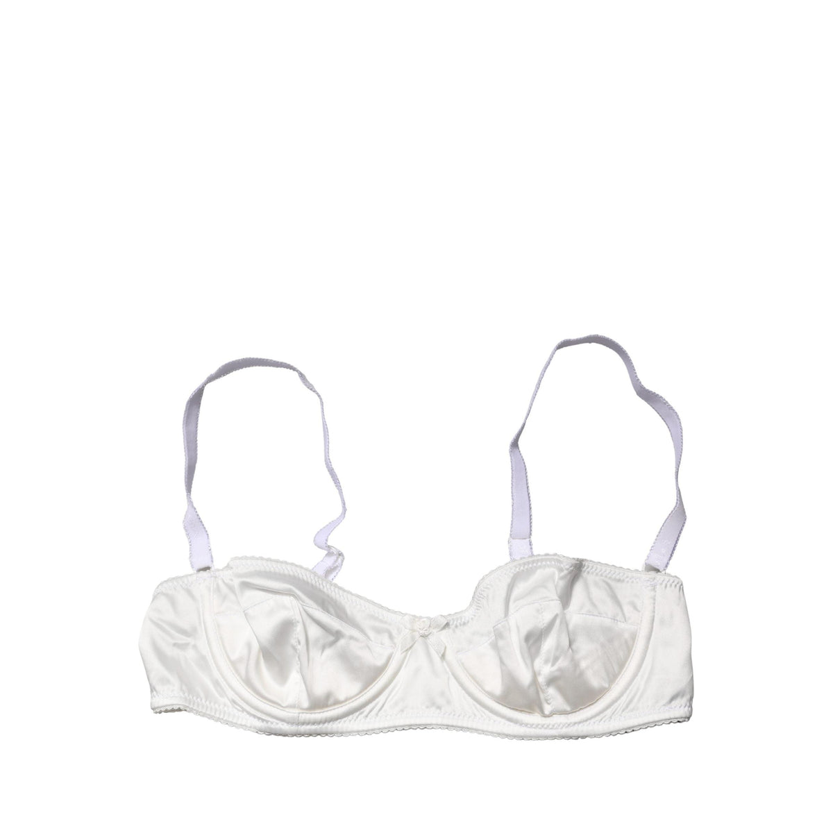 Dolce & Gabbana White Semi-Pad Underwire Balconette Bra Underwear