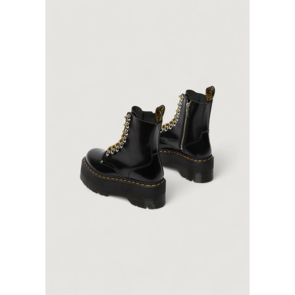 Dr. Martens Black Leather Lace-Up Boots