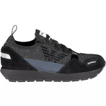 Emporio Armani Sort Polyester Sneakers-Modeoutlet