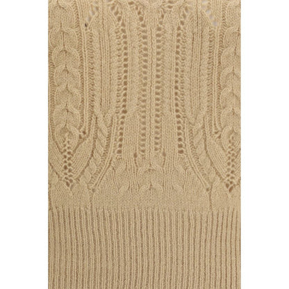Ermanno Scervino Beige Cashmere Sweater