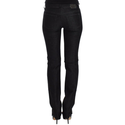 Ermanno Scervino Black Slim Jeans Denim Pants Skinny Leg Stretch