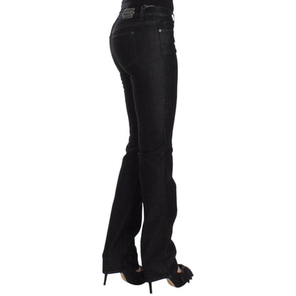 Ermanno Scervino Black Slim Jeans Denim Pants Skinny Leg Stretch