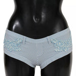 Ermanno Scervino Blue Beachwear Bottoms Swimsuit Shorts-Modeoutlet