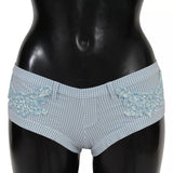 Ermanno Scervino Blue Beachwear Bottoms Swimsuit Shorts-Modeoutlet