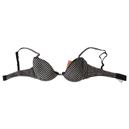 Ermanno Scervino Blue Stripes Lace Reggiseno Bra Underwear