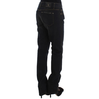 Ermanno Scervino Blue Wash Cotton Boyfriend Jeans