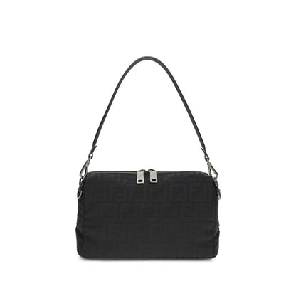 Fendi Black Nylon Shoulder Bag