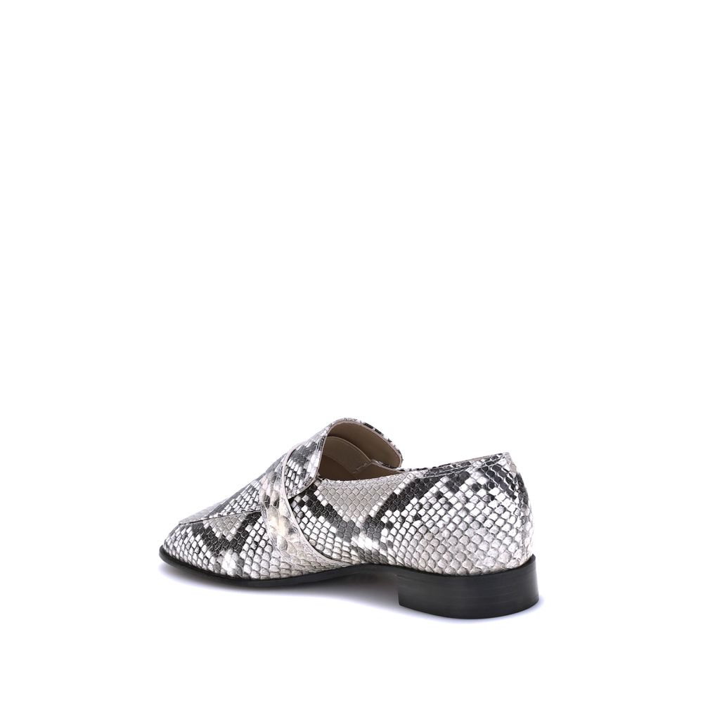 Ferragamo Python print leather Loafers