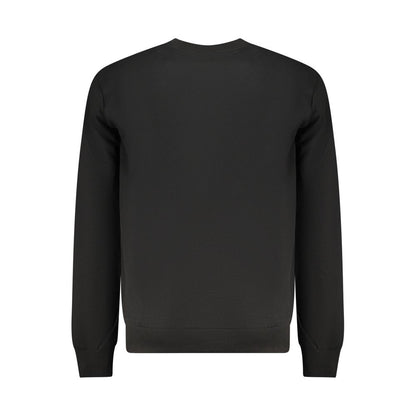 Fila Black Organic Cotton Men Sweatshirt