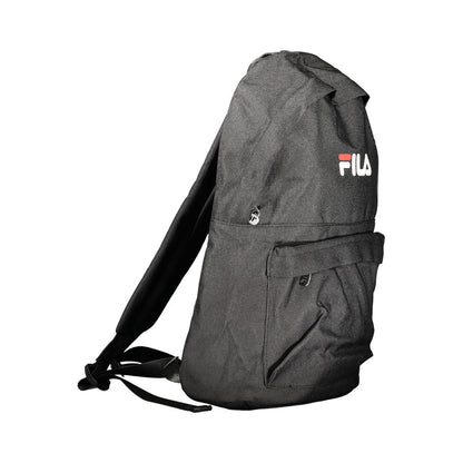 Fila Black Polyester Men Backpack