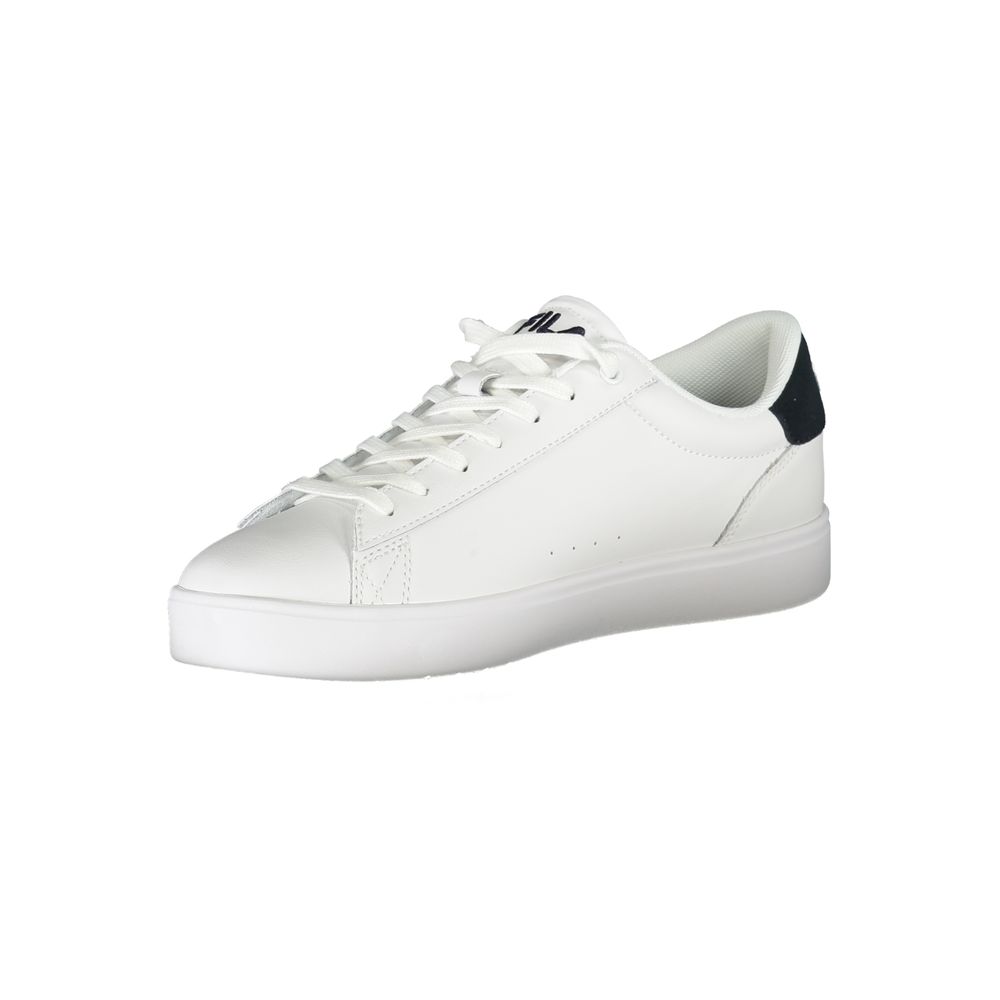 Fila Classic White Sneakers with Contrast Details-Modeoutlet