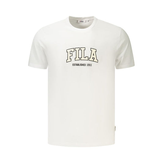 Fila White Cotton Men's T-Shirt