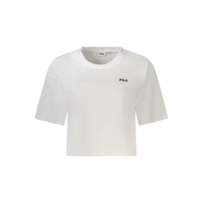 Fila White Cotton Tops & T-Shirt