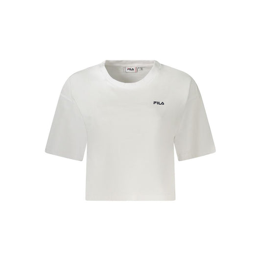 Fila White Cotton Tops & T-Shirt
