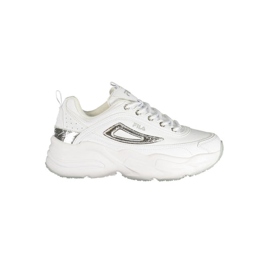 Fila White Polyurethane Women Sneakers