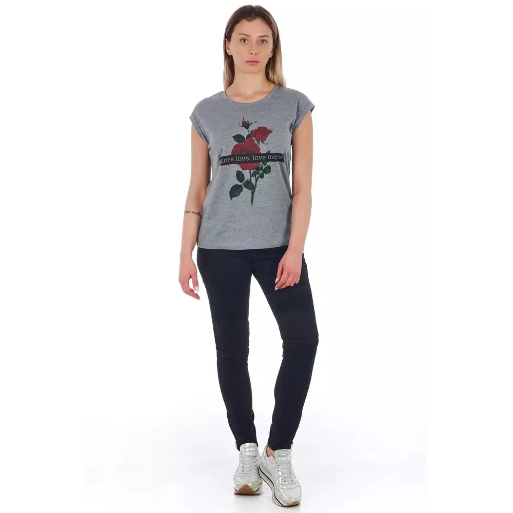 Frankie Morello Black Cotton Women Jeans