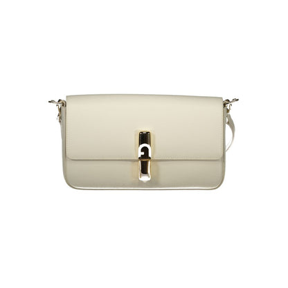 Furla Bianco Pelle Women Handbag
