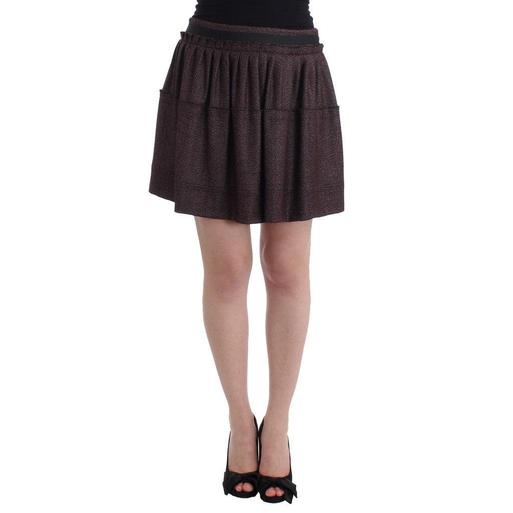 GF Ferre Purple Short Flannel Skirt