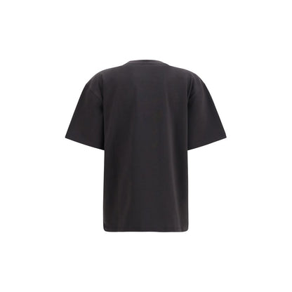 Ganni Black Cotton T-Shirt