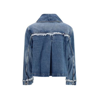 Ganni Blue Cotton Denim Jacket
