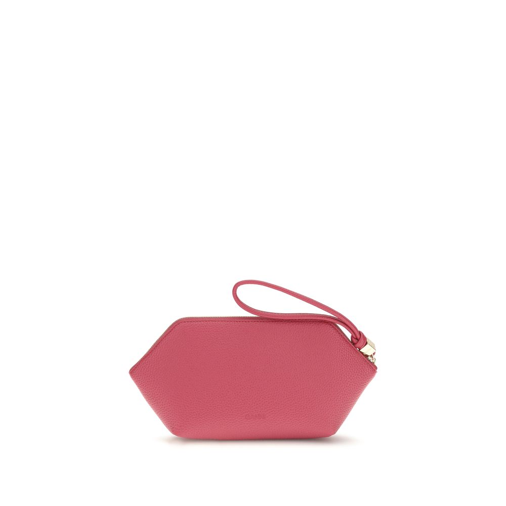 Ganni Multicolor Recycled Polyester Clutch Bag