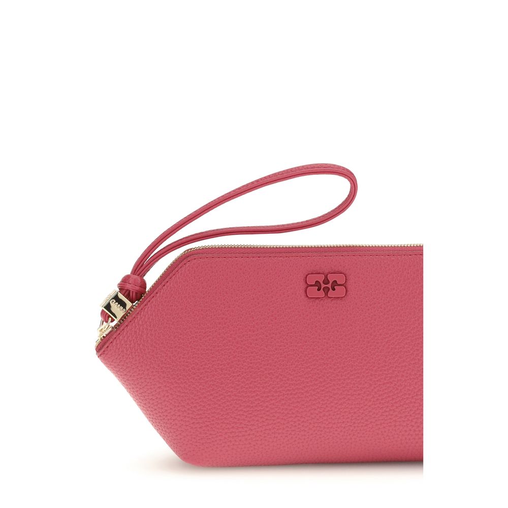 Ganni Multicolor Recycled Polyester Clutch Bag