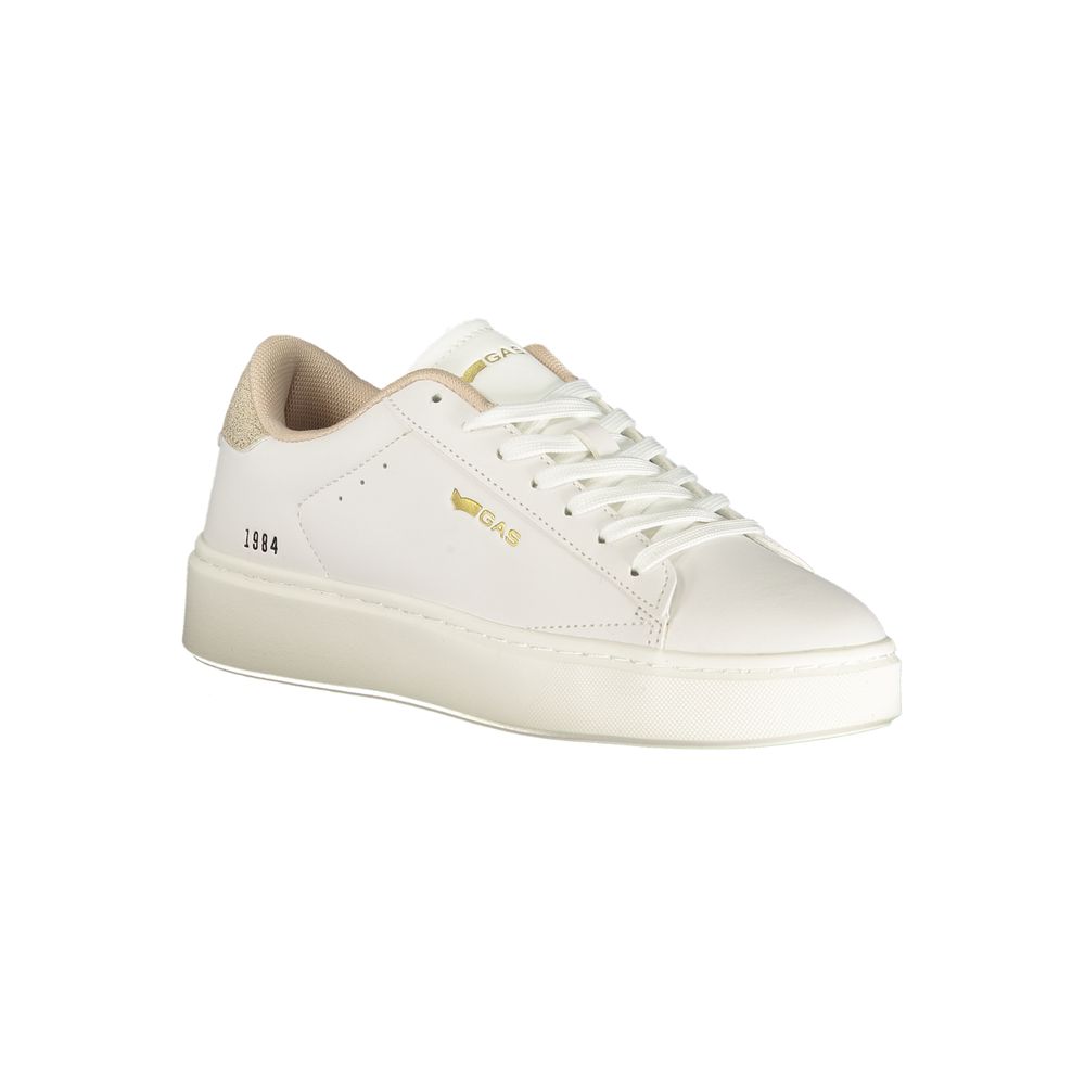 Gas Bianco Polyurethane Women Sneakers