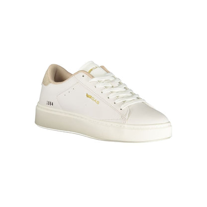 Gas Bianco Polyurethane Women Sneakers