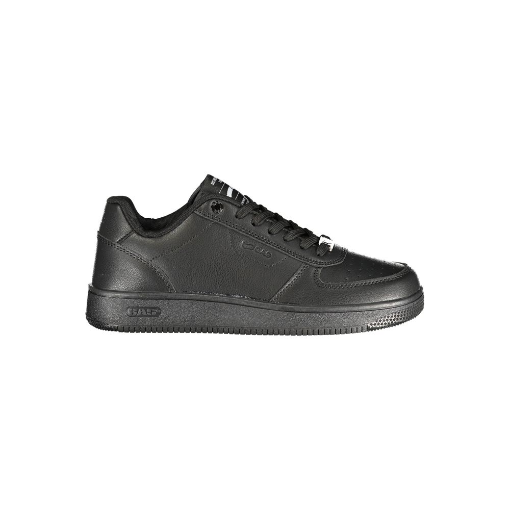 Gas Black Polyurethane Women Sneakers