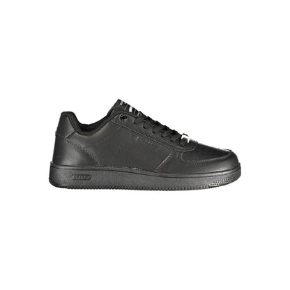 Gas Black Polyurethane Women Sneakers