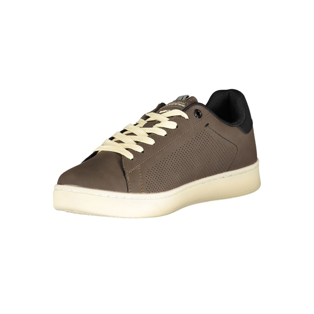 Gas Marrone Polyurethane Men Sneakers