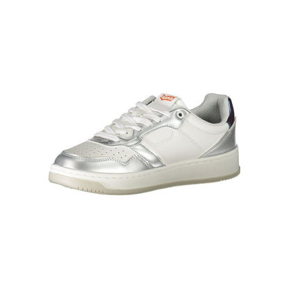 Gas White Polyester Sneakers