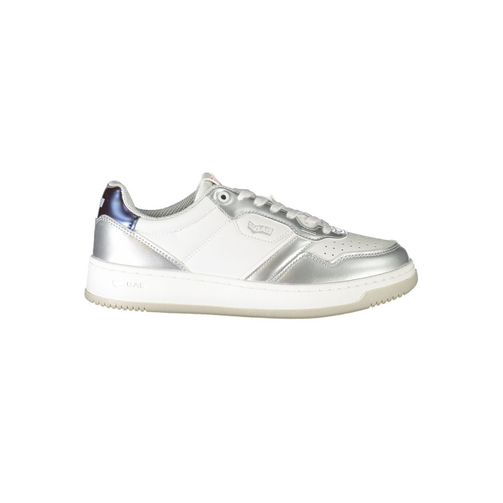 Gas White Polyester Sneakers