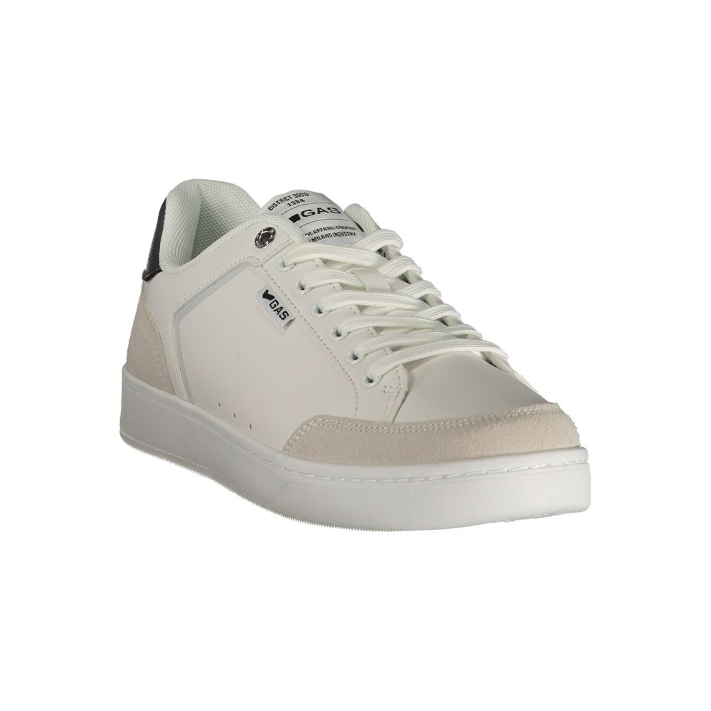 Gas White Polyurethane Men Sneaker