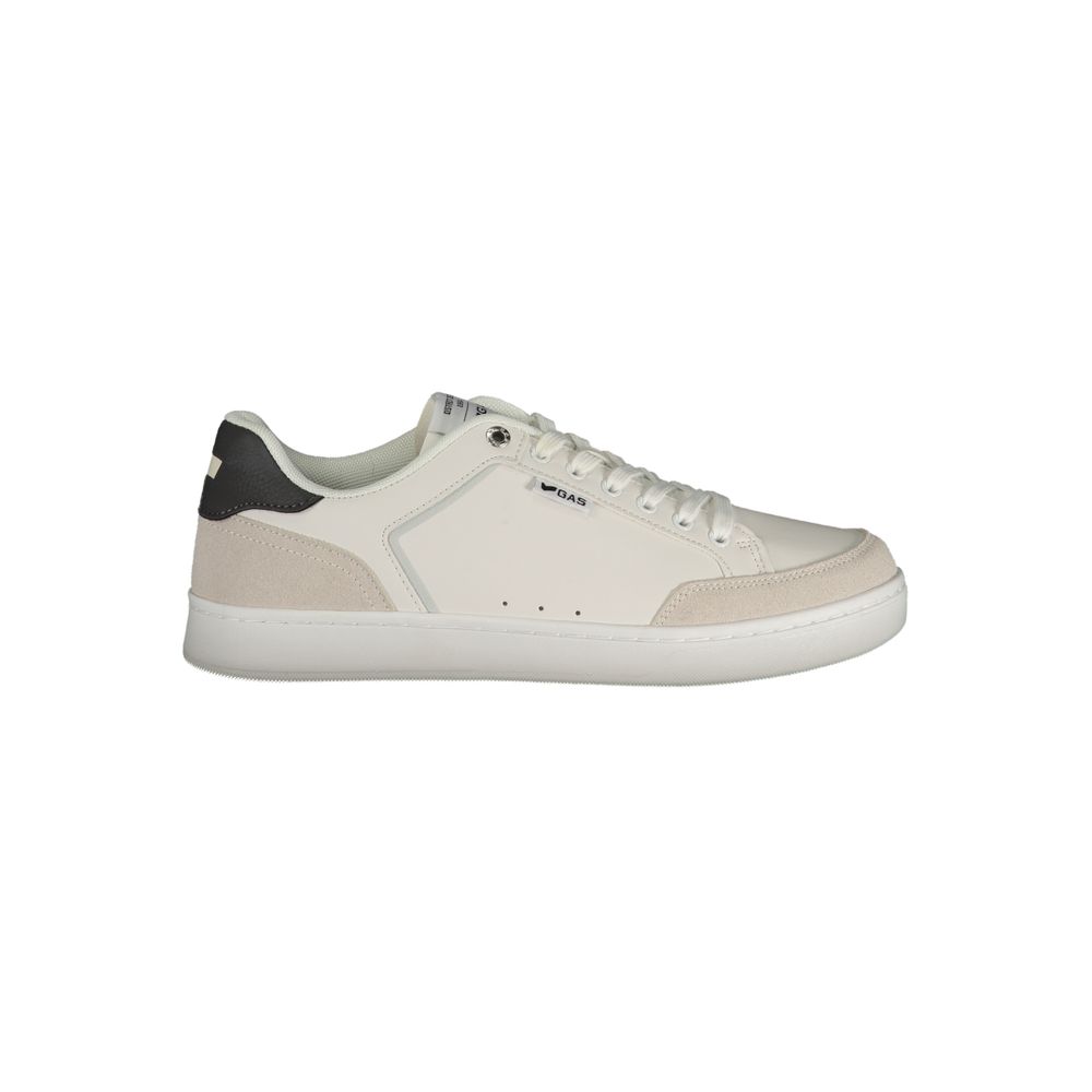 Gas White Polyurethane Men Sneaker