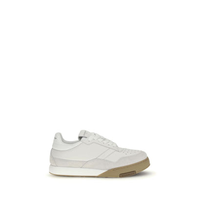 Givenchy White Calf Leather Bos Taurus Chunky Sneakers