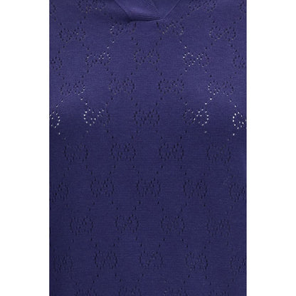 Gucci Blue Silk Top