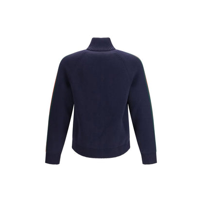 Gucci Blue Wool Full-Length Jacket